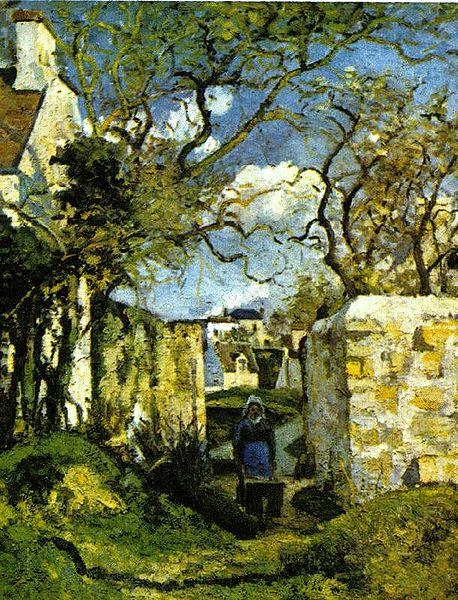 Camille Pissarro Paisagem de Pontoise Norge oil painting art